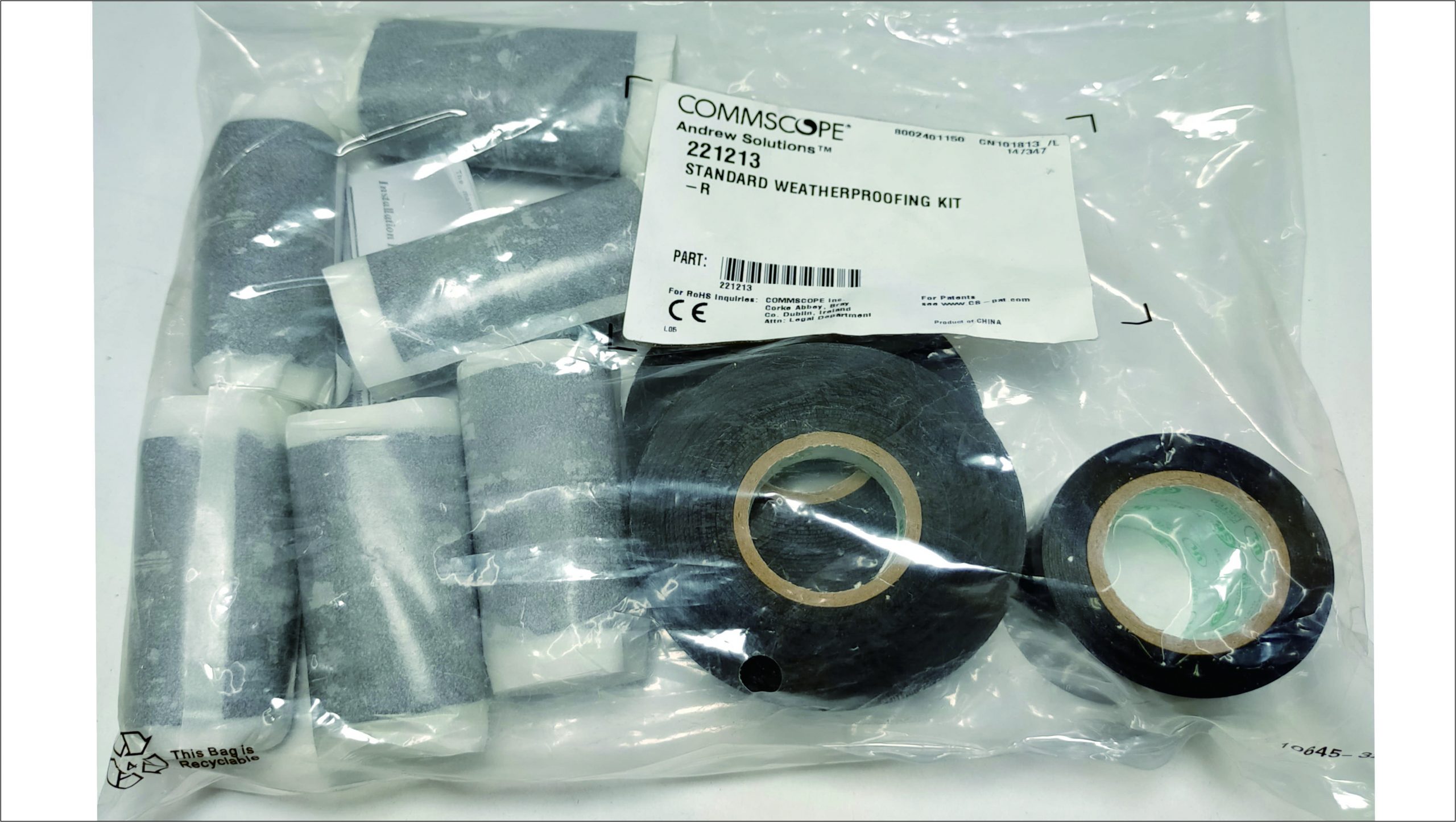 Weatherproofing Kit for Connectors and Splices